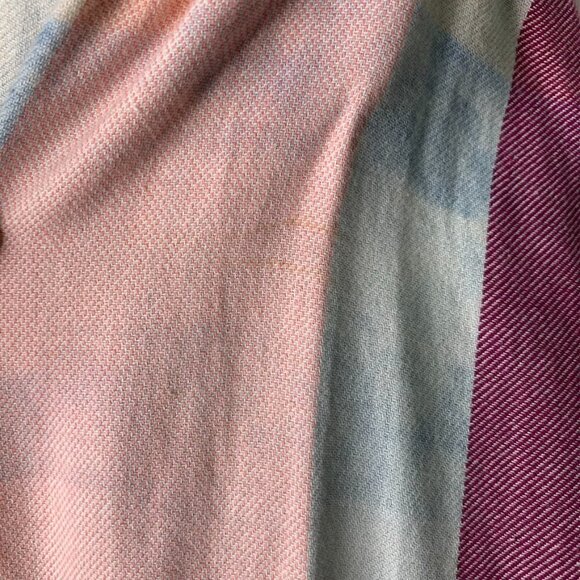 Isabella Sinclair Women's Pink Plaid Ruffle Long Sleeve Button Down Shirt XS - Picture 9 of 16